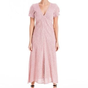 Max Studio striped maxi dress